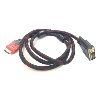 HDMI–DVI konverzný kábel – HDMI/DVI rozhranie, DVI na HDMI, zlaté povrchové úpravy, meď-ocelový kábel, pre osobný počítač