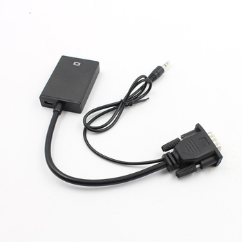 VGA na HDMI adapter sa zvukom, VGA–HDMI veza, 20 cm bakreni kabel, model MGLVGA2018
