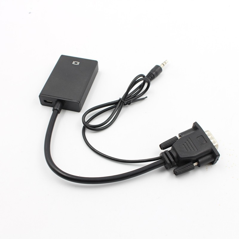 VGA na HDMI adapter sa zvukom, VGA–HDMI veza, 20 cm bakreni kabel, model MGLVGA2018