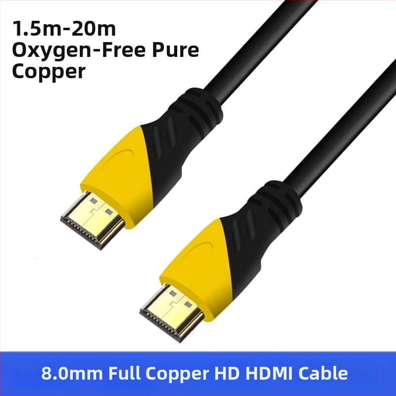 HDMI kabel od čistog bakra, 1,5 m, HDMI 1.4, za povezivanje računala, televizora, monitora i projektora