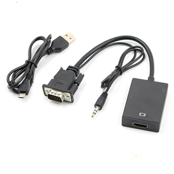 VGA na HDMI adapter, bakreni kabel, duljina 0.15 m