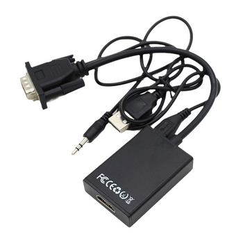 VGA na HDMI adapter, bakreni kabel, duljina 0.15 m
