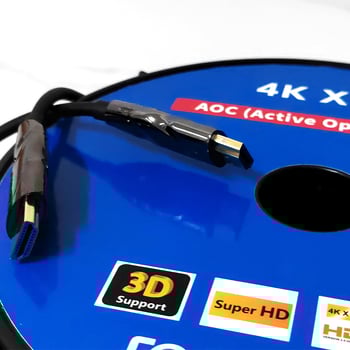 Cablu optic HDMI 2.0 pentru transmisie video 8K/4K – conectori placați cu aur, disponibile lungimi de la 10 la 100 m