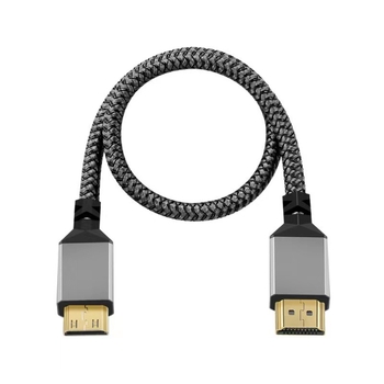 XZT HDMI Mini kabel, HDMI 2.0, 4K video, bakreni vodič, kućište od aluminijske legure