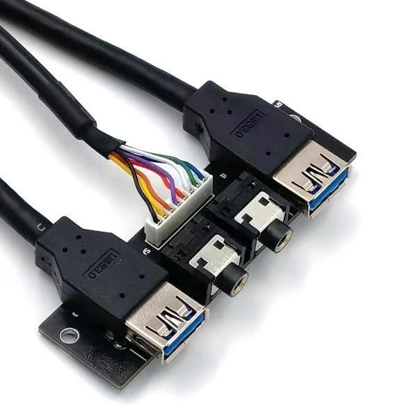 USB 3.0 преден панел кабел за настолен компютър, ROYOO RY2901, USB кабел, безоксиден мед, дължина 500 мм