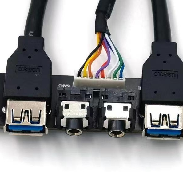 USB 3.0 преден панел кабел за настолен компютър, ROYOO RY2901, USB кабел, безоксиден мед, дължина 500 мм