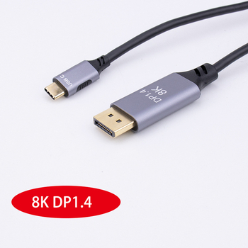 USB-C na DP adapter za 8K HD, 2 m kabel od legure, USB 3.1 sučelje