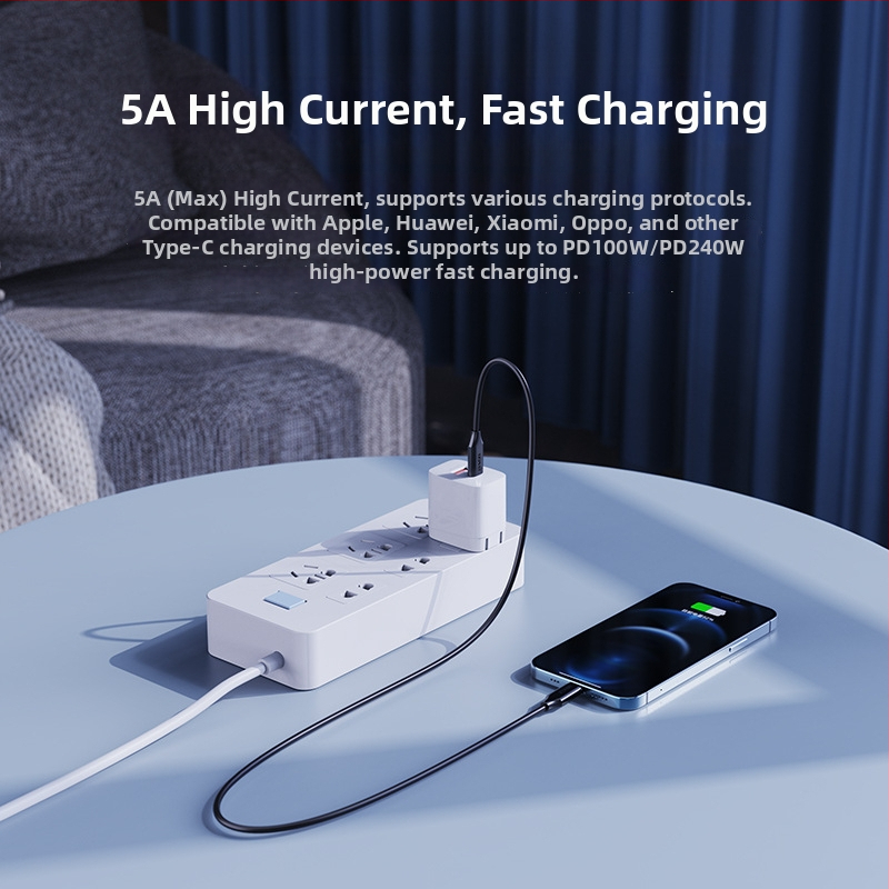 USB-C adapter kabel za podatke, niklirani premaz, duljine 0,75 m / 1,15 m / 2,3 m, kompatibilan s docking stanicama