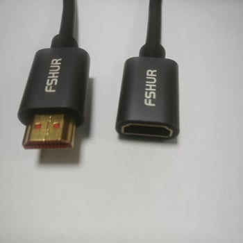 HDMI produžni kabel muški–ženski, 4K, HDMI 2.0, bakar, 1,5 m