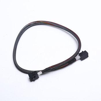 Mini SAS HD 12G szerverkábel, SFF-8643-tól SFF-8643-ig, RAID kártya backplane-hez, réz vezető, injekciós hegesztés