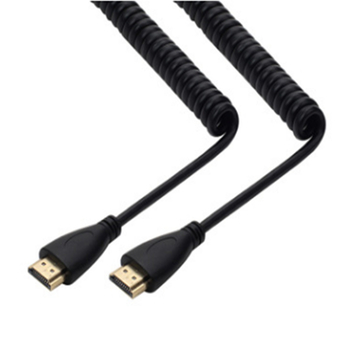 HDMI izvučni opružni kabel – muški-muški, za monitor, računalo, TV i projektor