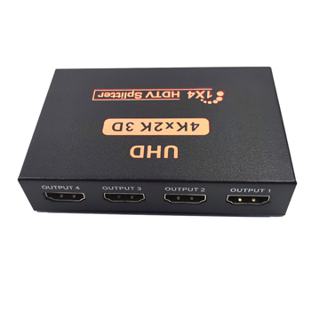 HDMI sadalītājs 1×4, mini, 4K HDMI sadalītājs, pārraides attālums 16 m, joslas platums 340 MHz, barošana 5 V, modelis SS62