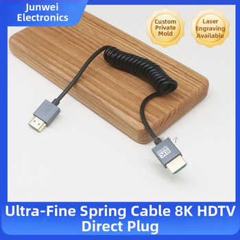HDMI kábel 8K@60Hz, ohybný uhlový dizajn, bezkyslíkový meďový vodič