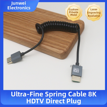 HDMI kábel 8K@60Hz, ohybný uhlový dizajn, bezkyslíkový meďový vodič