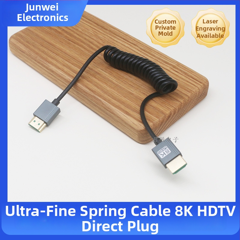HDMI kábel 8K@60Hz, ohybný uhlový dizajn, bezkyslíkový meďový vodič