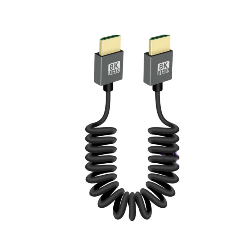 HDMI kabel 8K@60Hz, fleksibilan kutni dizajn, bakar bez kisika