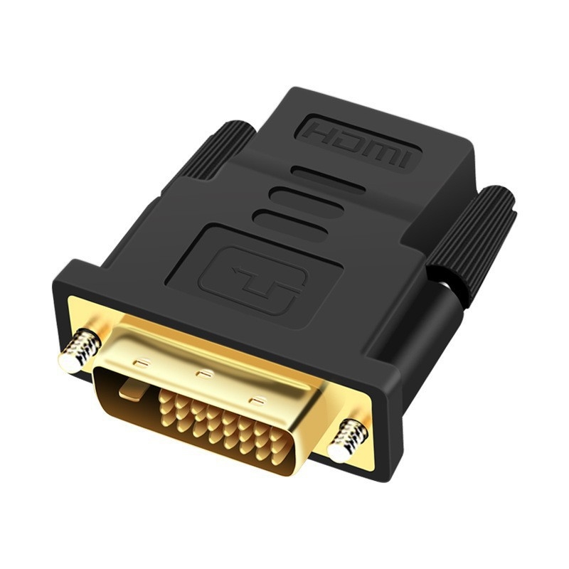 DVI-24+1 to HDMI kétirányú adapter TV-hez, PC-hez és monitorhoz | HYX-57, aranyozott réz HDMI-kábel, 5 cm