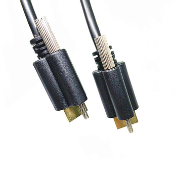 HDMI kabel M3 s fiksnim vijcima, dužine 1,5 m, HDMI 2.0, 4K60Hz, 19+1 pinova