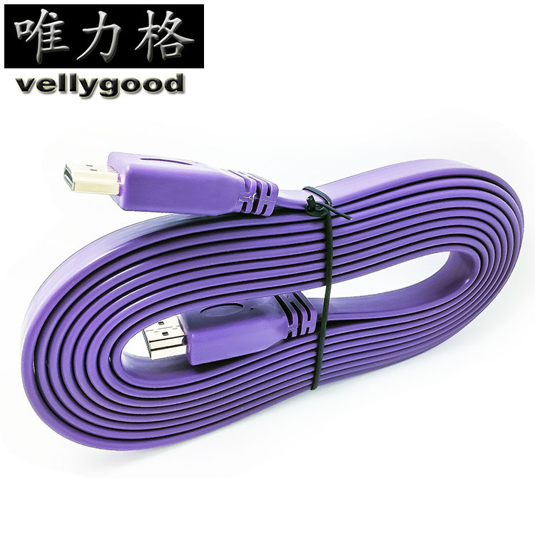 HDMI plošni kabel, verzija 1.4, podržava 3D i 4K, pozlaćeni konektori
