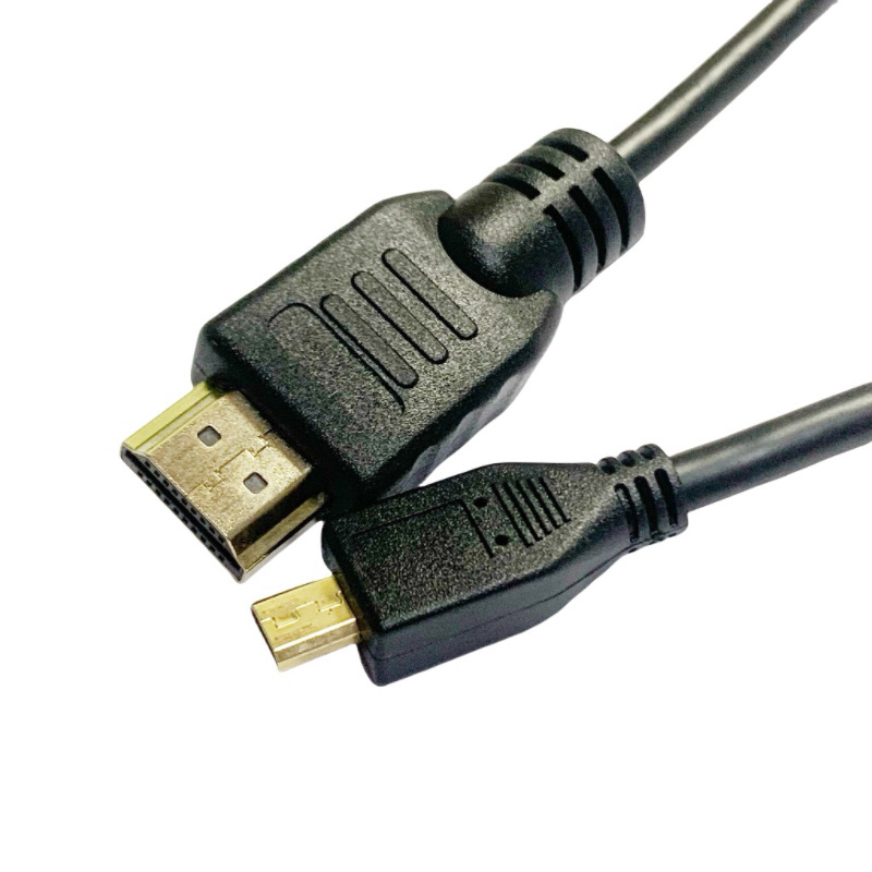 Καλώδιο Micro HDMI σε HDMI, χάλκινο επενδυμένο ατσάλι, HDMI διεπαφή, για PC