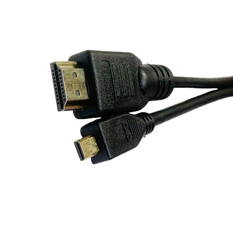 Καλώδιο Micro HDMI σε HDMI, χάλκινο επενδυμένο ατσάλι, HDMI διεπαφή, για PC