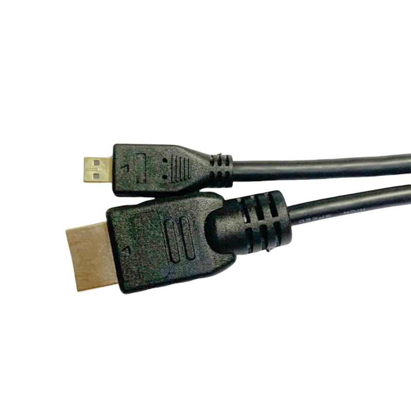 Καλώδιο Micro HDMI σε HDMI, χάλκινο επενδυμένο ατσάλι, HDMI διεπαφή, για PC