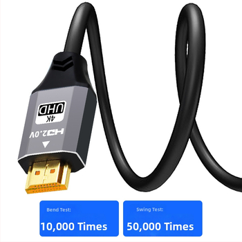 HDTV HD-TVI kábel pre set-top box a PC monitor, meďou potiahnuté oceľové vodiče, zlaté konektory, model HD2.0V