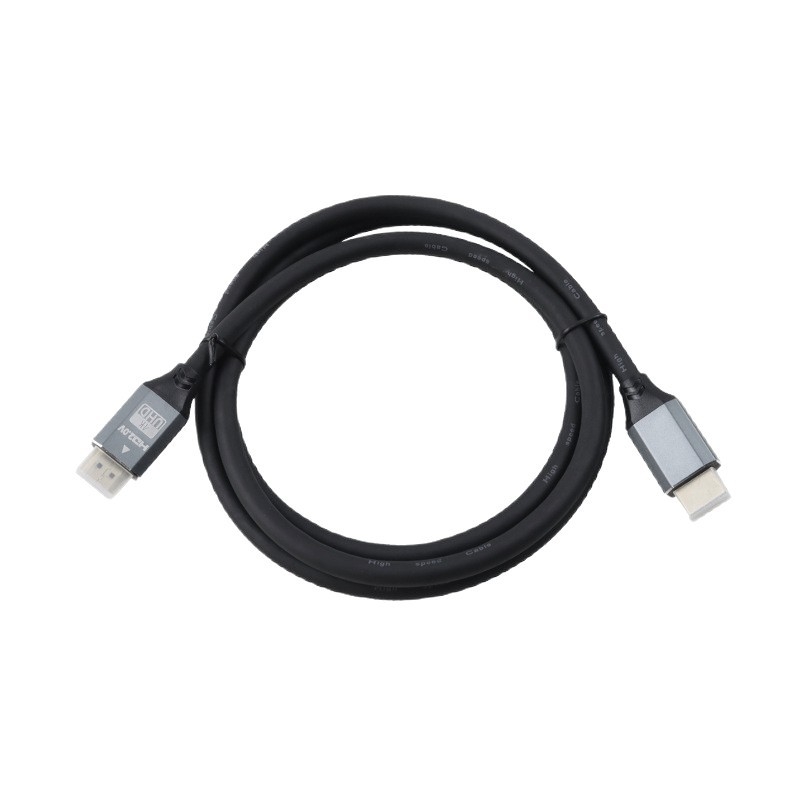 HDTV HD-TVI kábel pre set-top box a PC monitor, meďou potiahnuté oceľové vodiče, zlaté konektory, model HD2.0V