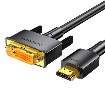 HDMI-DVI kétirányú adapterkábellel, 4K, rézvezető, Victory AHD0110G/AHD0118G/AHD0130G