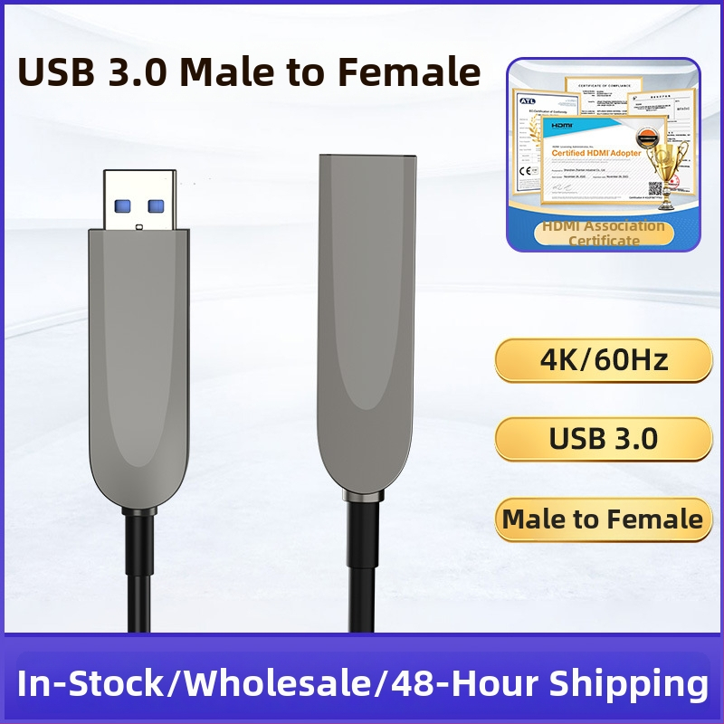 USB 3.0 kábel A samec–samica, dátový kábel — 10 Gbps vysokorýchlostný prenos, 60 W PD rýchle nabíjanie