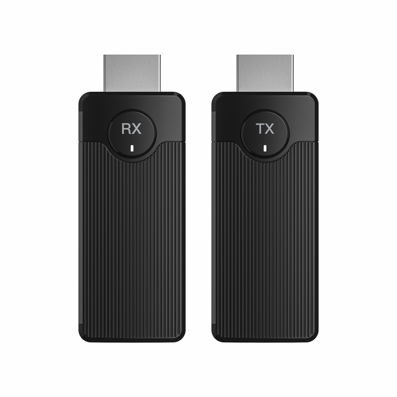 CHD10 HDMI bežični transmiter-prijemnik, domet 50 m, sučelja HDMI i USB-C, kabel duljine 1 m, ABS kućište