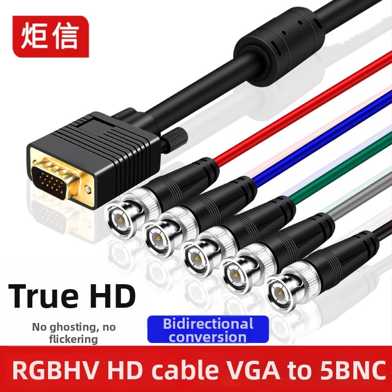 Torch Letter cablu VGALine, cu cupru pur, placat cu aur, interfață VGA, conector VgaLine