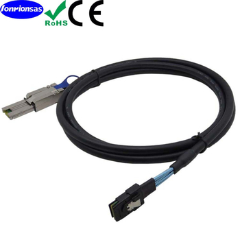 HD Mini SAS kabel SFF8087 na SFF8088, 6Gbps, 180° konektor, za serversku povezanost