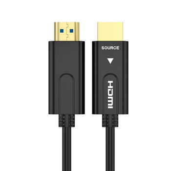 Optikai HDMI-kábel 4K, 30 m hosszú, aranyozott csatlakozók, HDMI 2.0, projektorokhoz és televíziókhoz
