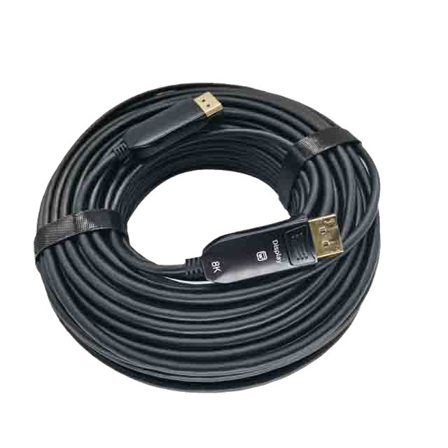 Optikai HDMI-kábel 4K, 30 m hosszú, aranyozott csatlakozók, HDMI 2.0, projektorokhoz és televíziókhoz