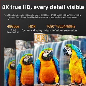 Venice HDMI 2.1 kabel s pozlaćenim konektorima, vodič od legure, duljine 0,5–30 m, adapter kabel za digitalne uređaje