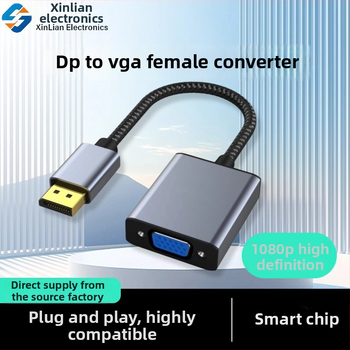 DP na VGA adapter kabel za povezivanje grafičke kartice računala s monitorom ili projektorom, HD konverzijski kabel
