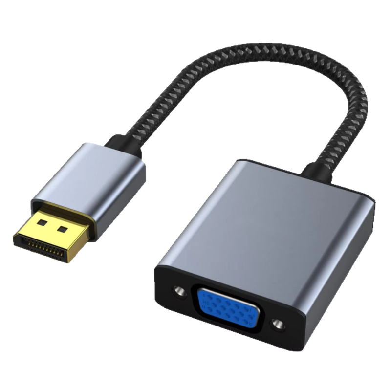 DP na VGA adapter kabel za povezivanje grafičke kartice računala s monitorom ili projektorom, HD konverzijski kabel