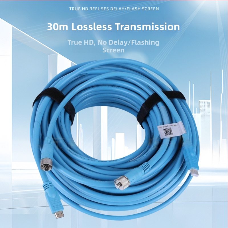 HDMI na DVI adaptér kábel, dĺžka 30 m, meďový vodič, HDMI rozhranie