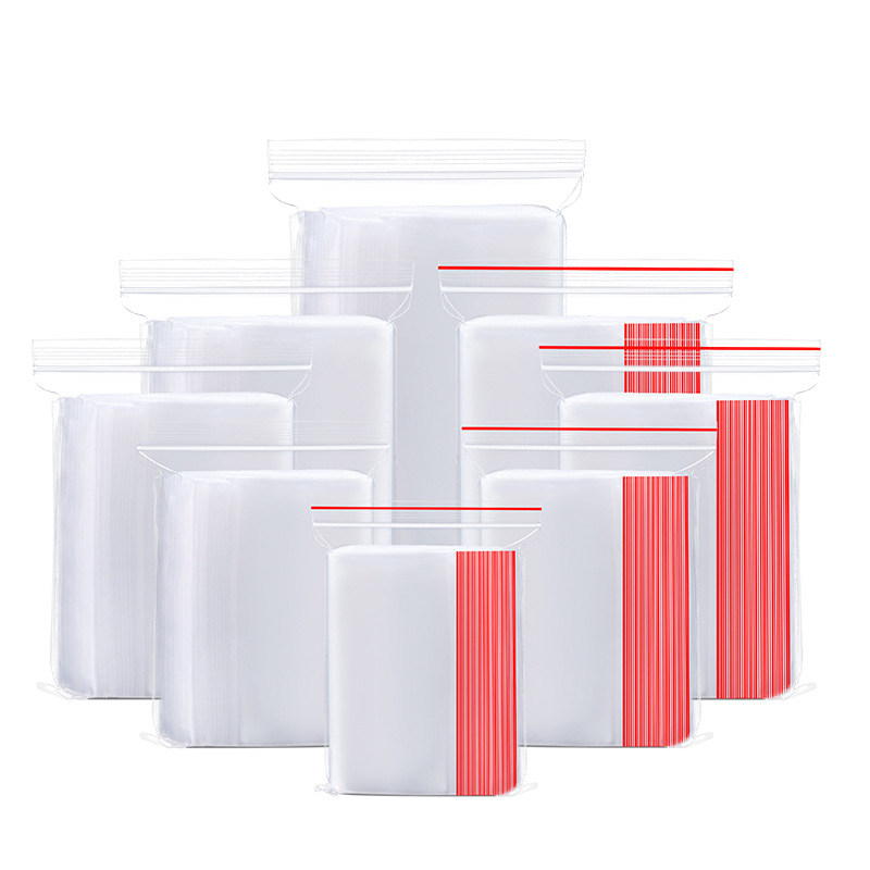 PE самозалепваща торбичка за храна, екстра дебела, прозрачна, антиоксидантна защита, дължина на запечатване 4–60 см