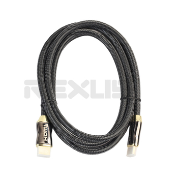 HDMI kábel s meďovým jadrom, pozlátený konektor zo zliatiny zinku, HDMI 2.0, 4K rozlíšenie