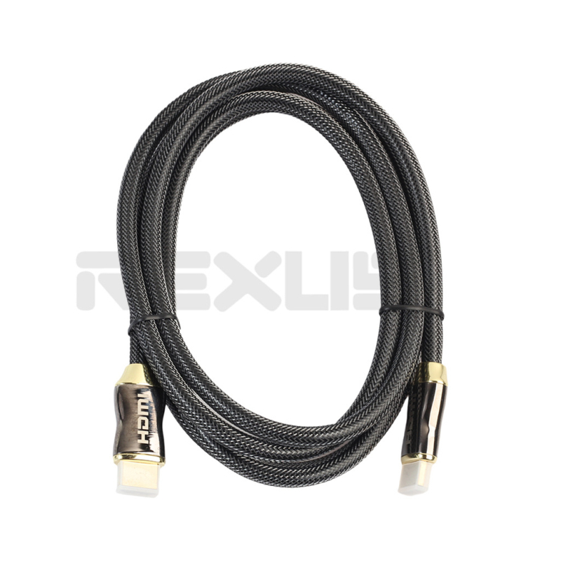 HDMI kábel s meďovým jadrom, pozlátený konektor zo zliatiny zinku, HDMI 2.0, 4K rozlíšenie