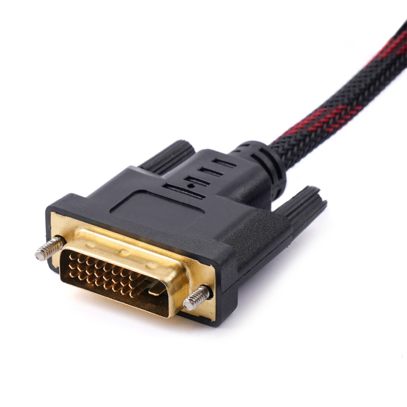 KD-X08 HDMI-DVI patch kábel, hossz 1,5–5 m, CCS huzal, aranyozott érintkezők