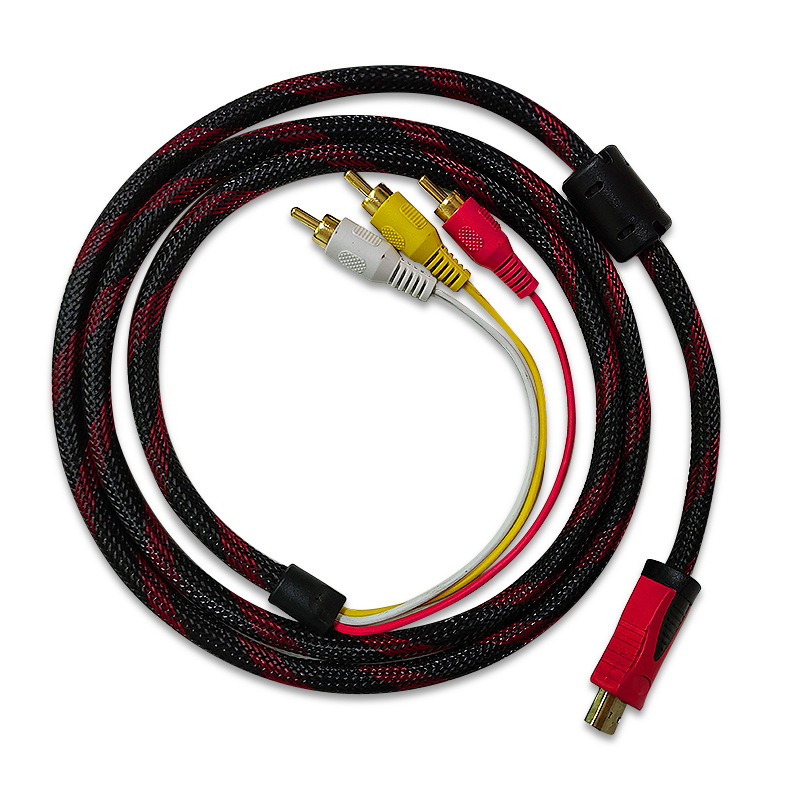 HDMI na 3RCA kabel, 1,5 m – trobojni komponentni AV kabel