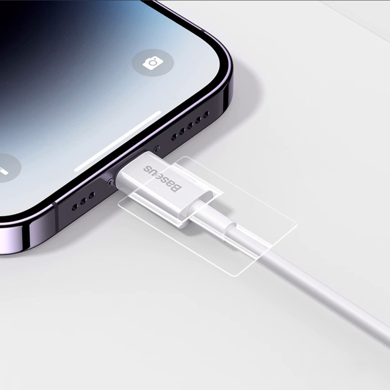 Wenxu zaštitni omotač za kabel za podatke s uređajem za ugriz vlakana, akril, kompatibilno s Android i Apple uređajima