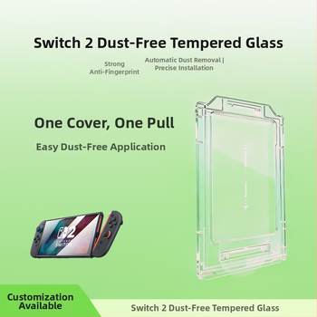Switch 2 temperované sklo ochranný film pre obrazovku — HD verzia s ochranou proti modrému svetlu, hrúbka 0.33 mm, priepustnosť 99.99%