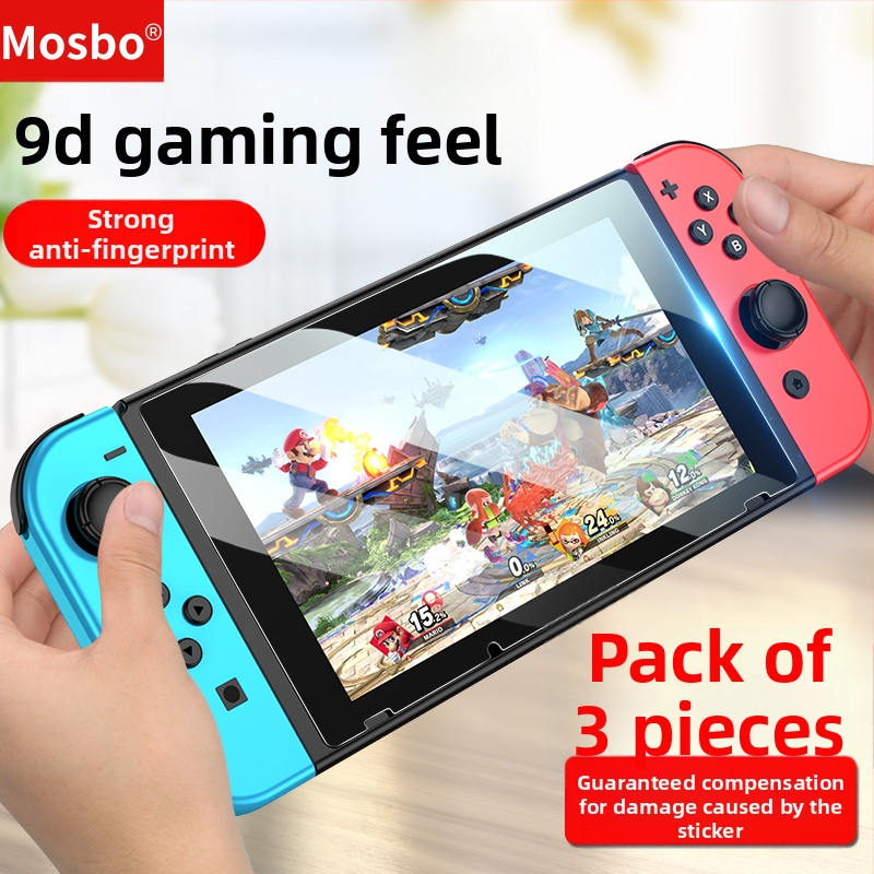 Temperuotas stiklo ekrano apsaugos dangtis Nintendo Switch 2 ir Switch Lite, pilnas ekrano dengimas su dideliu arkiniu kraštu, 9H kietumas, 0,33 mm storis