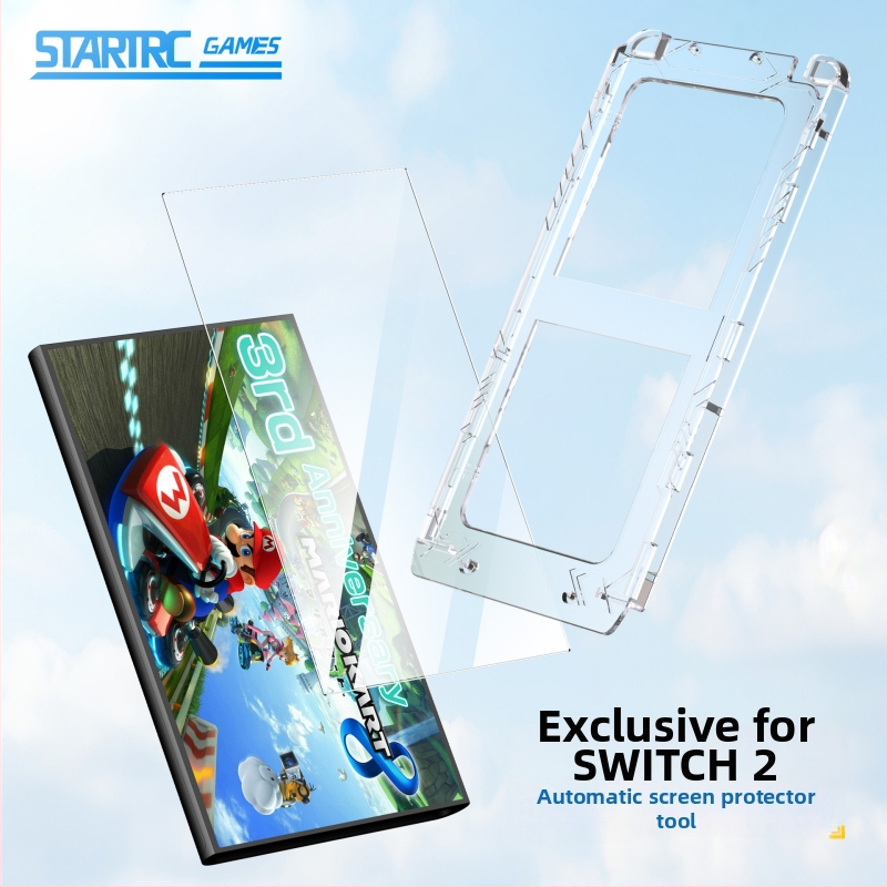 Nintendo Switch 2 ekrano apsauga, termo plėvelė, HD aiškumas, mėlynos šviesos filtras, modelis switch2