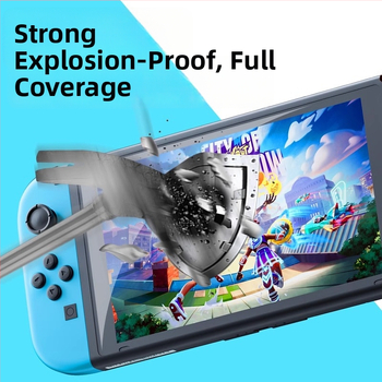 Nintendo Switch AR pretatspīduma aizsargplēve ekrānam — HD skaidrība, pret pirkstu nospiedumiem, PET plēve