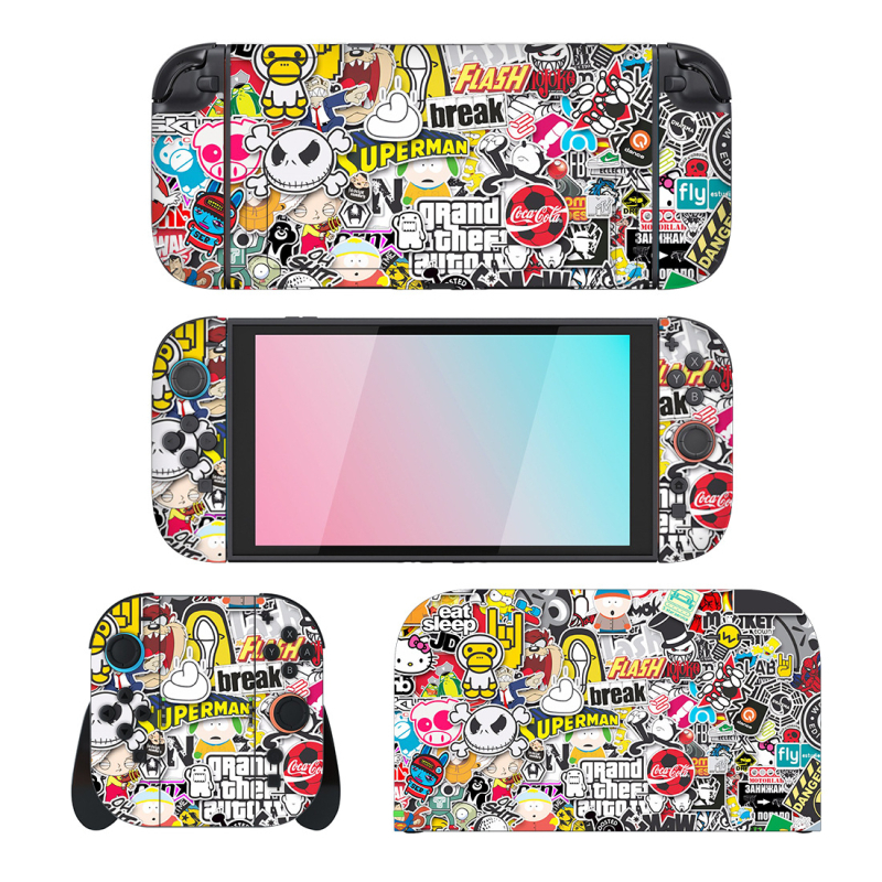 PVC uzlīme Nintendo Switch NS2, pielāgota dizaina, biezums 0.04–0.08 mm